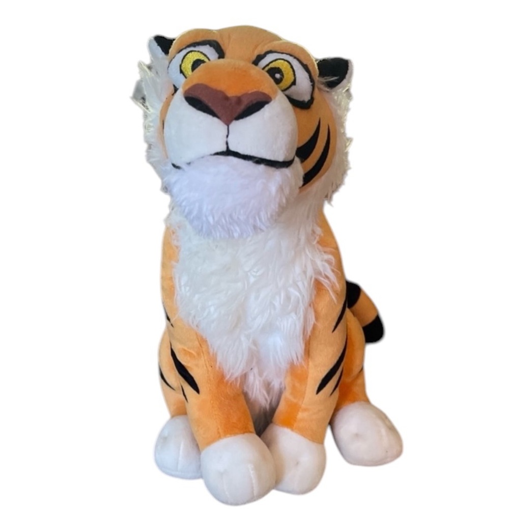 Disney Collection Aladdin Raja Jasmine's Tiger Plush Stuffed Animal Sitting 13"